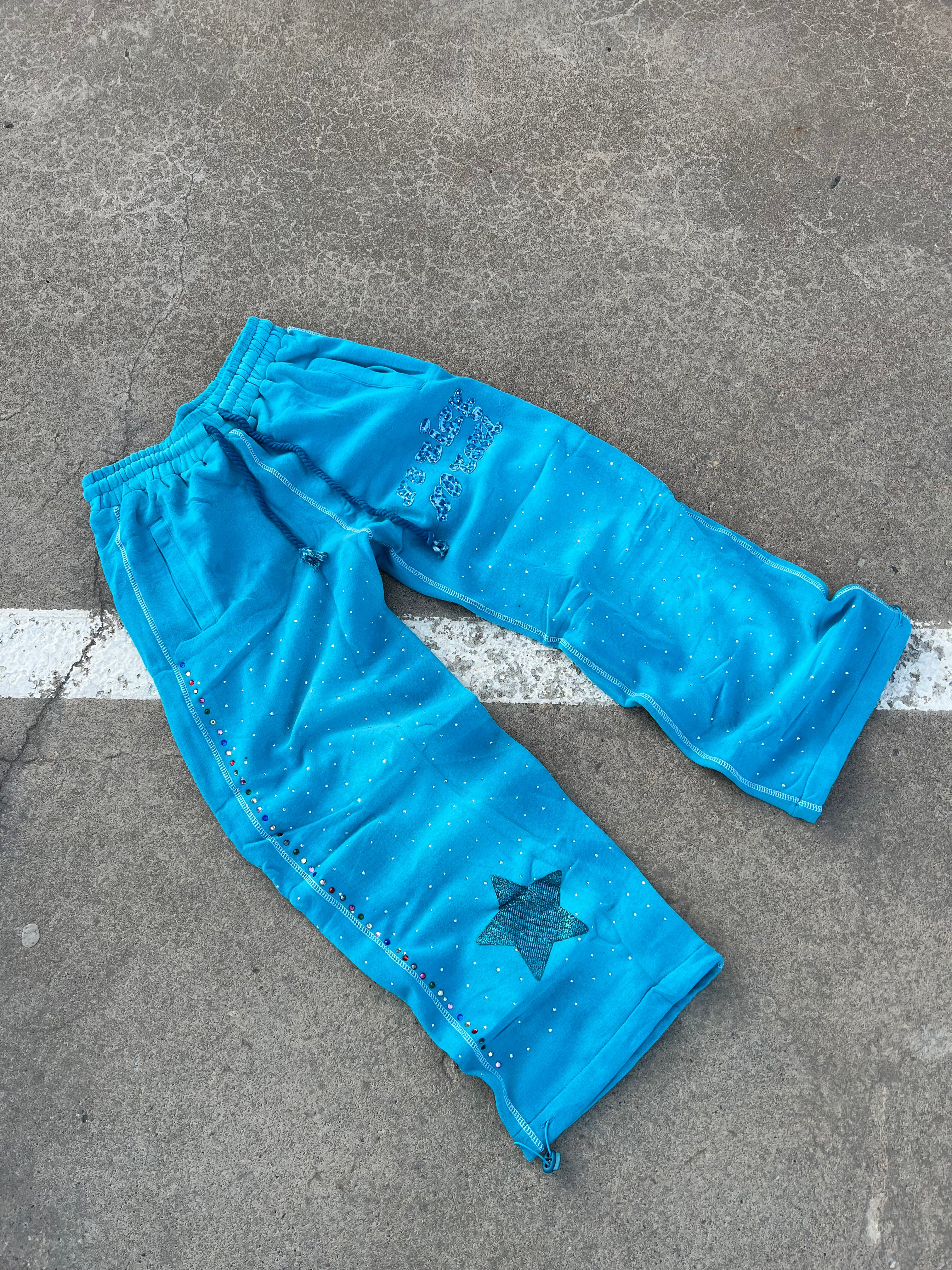 Aqua Blue Pants