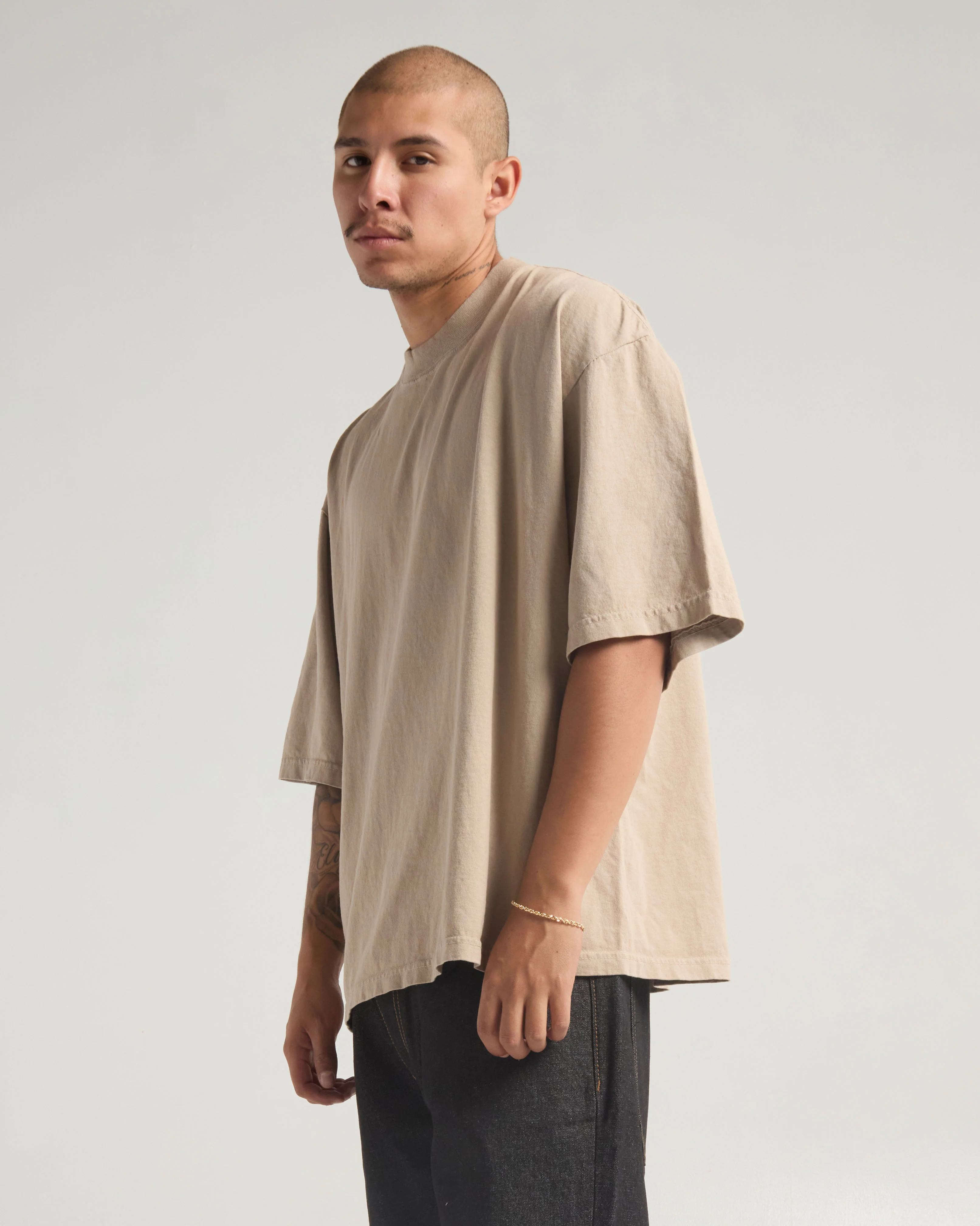 7.5oz Max Heavyweight Garment Dye Drop Shoulder
