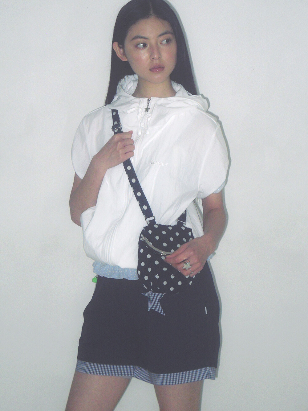 Dot Cozy Bao Bag Navy