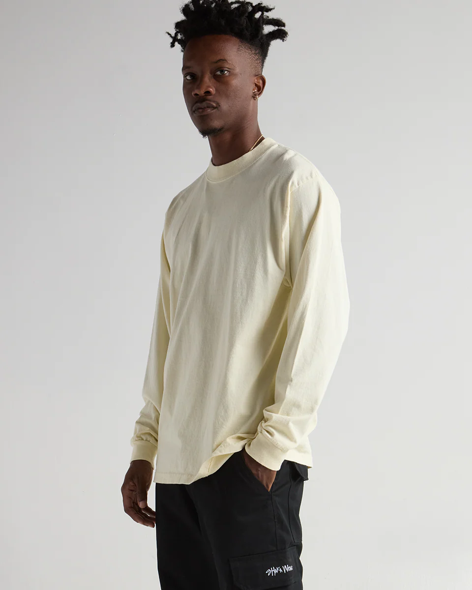 7.5oz Max Heavyweight Garment Dye Long Sleeve