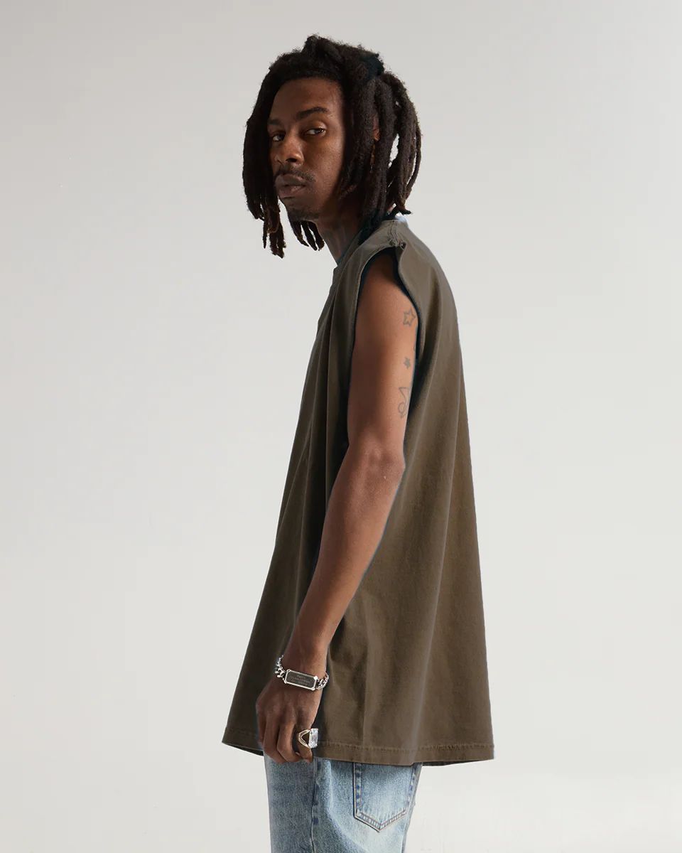 7.5oz Garment Dye Muscle Tee