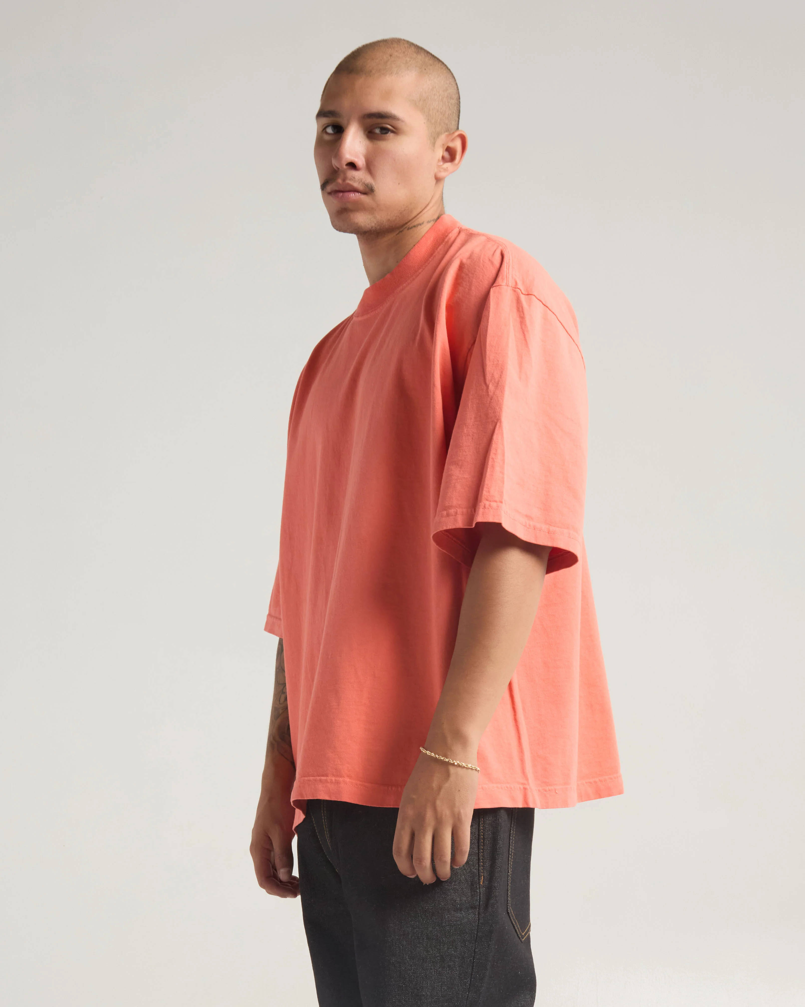 7.5oz Max Heavyweight Garment Dye Drop Shoulder