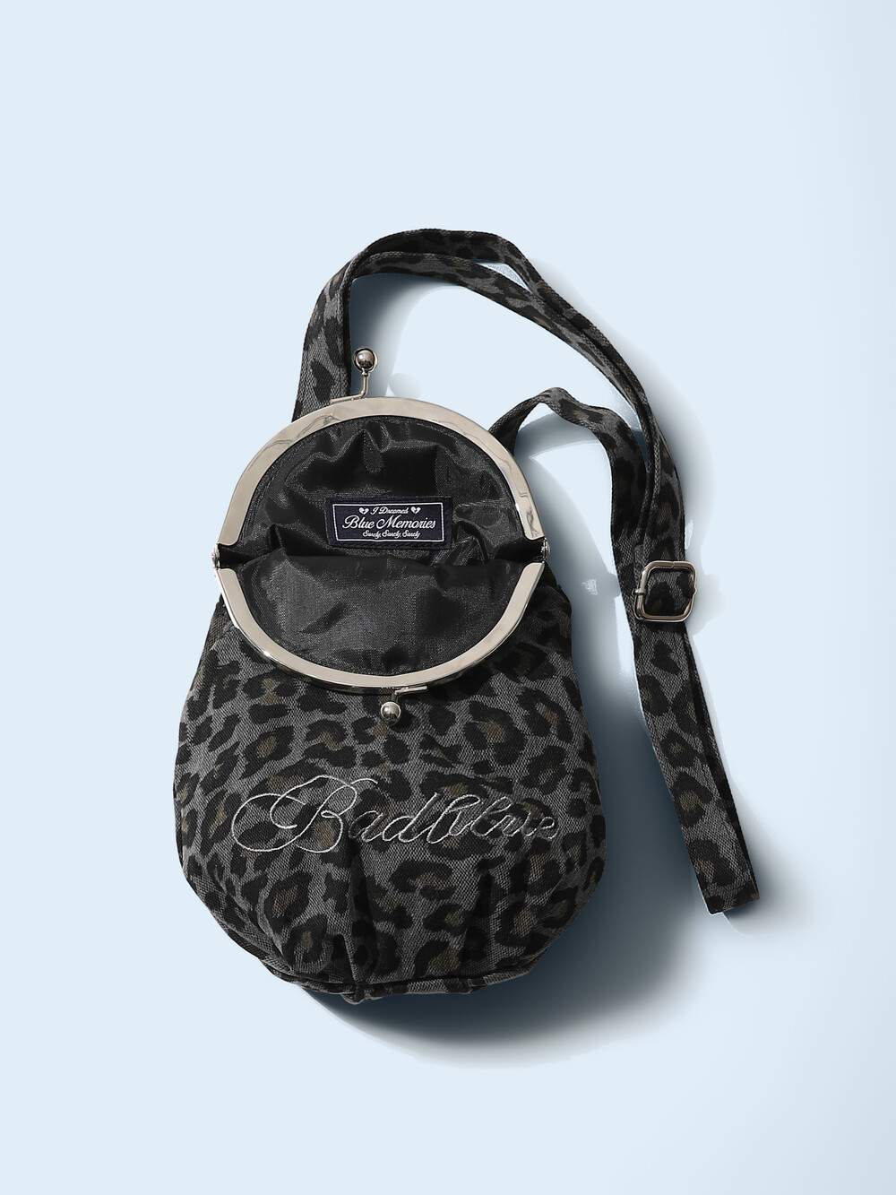 Leopard Bao Bag Charcoal