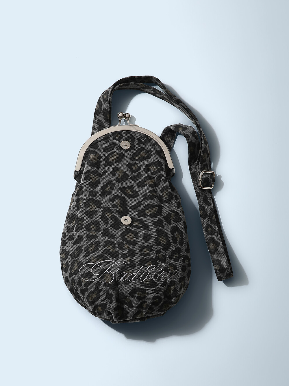 Leopard Bao Bag Charcoal