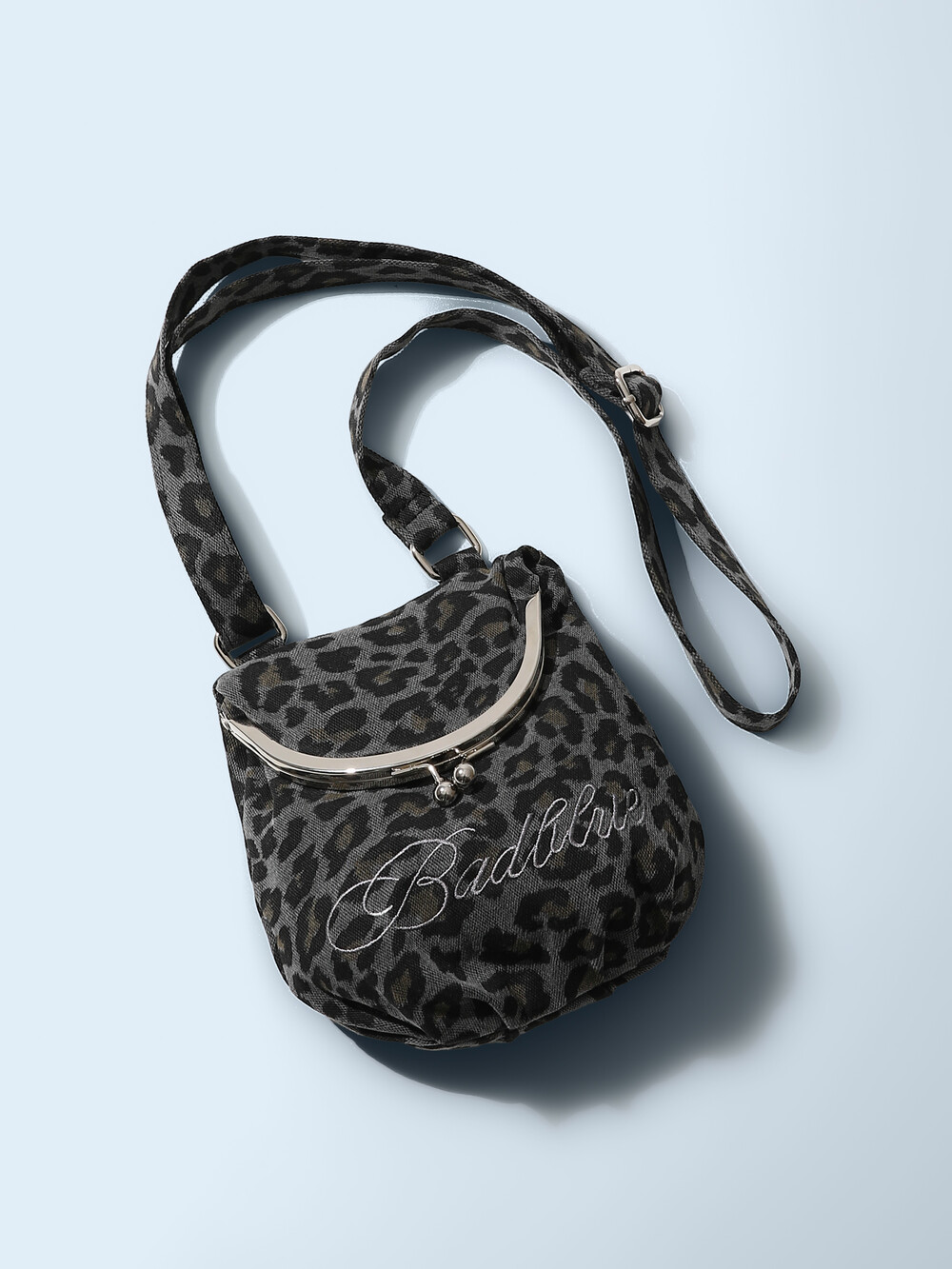 Leopard Bao Bag Charcoal