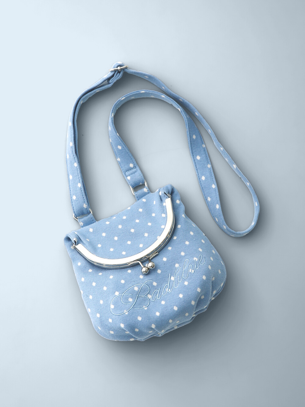 Dot Cozy Bao Bag Skyblue