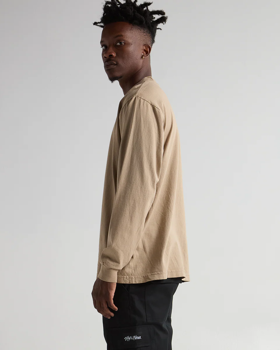 7.5oz Max Heavyweight Garment Dye Long Sleeve