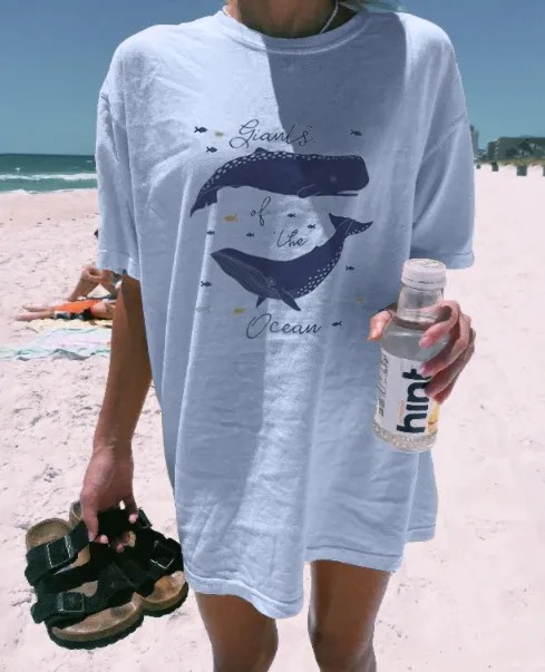 Whale Print T-shirt