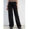 Low Waist Y2K Straight Leg Pants