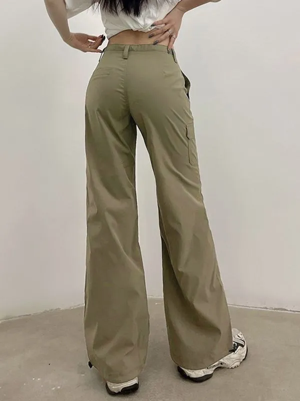 Straight Leg Pocket Cargo Pants