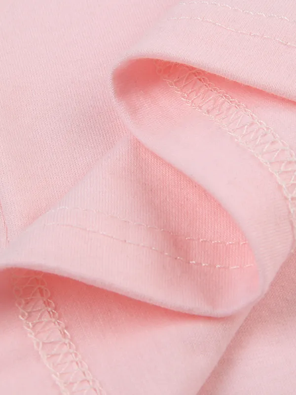 Pink Letter Halter Tank Top