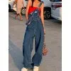 Vintage Washed Boyfriend Denim Overall