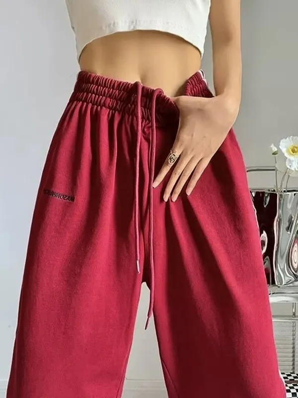 Striped Wide-Leg Slacks