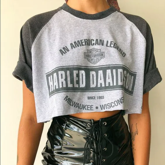 Fashion Letter Printed Short Sleeve T-shirt