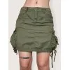 Size Friendly Pocket Cargo Mini Skirt