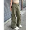 Vintage 90s Green Cargo Jeans