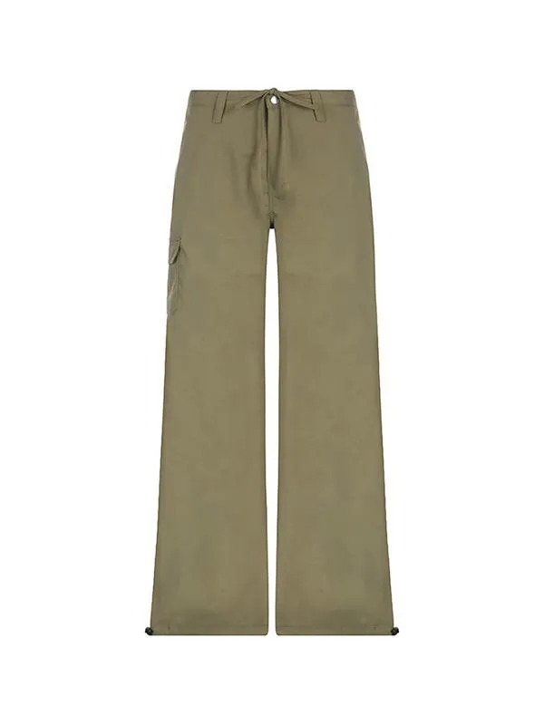 Straight Leg Pocket Cargo Pants