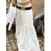 Versatile Casual Stitching Skirt