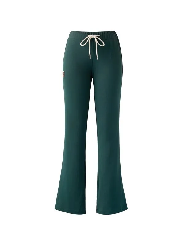 Logo Detail Terry Casual Pants