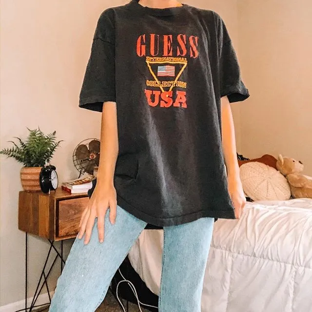 Printed Round Neck Casual Basic T-shirt Wq42