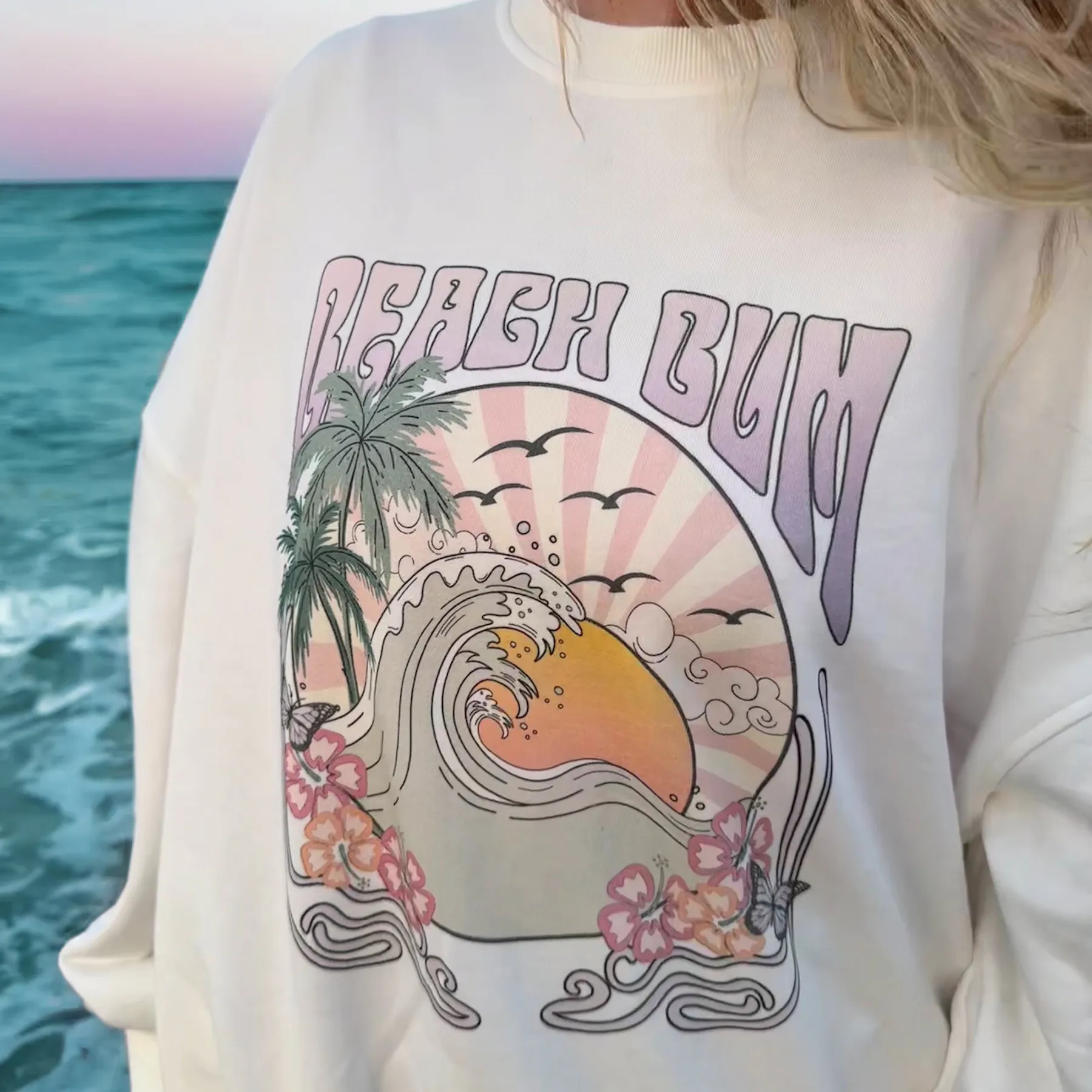 BEACH BUM SUNSET SWEATSHIRT