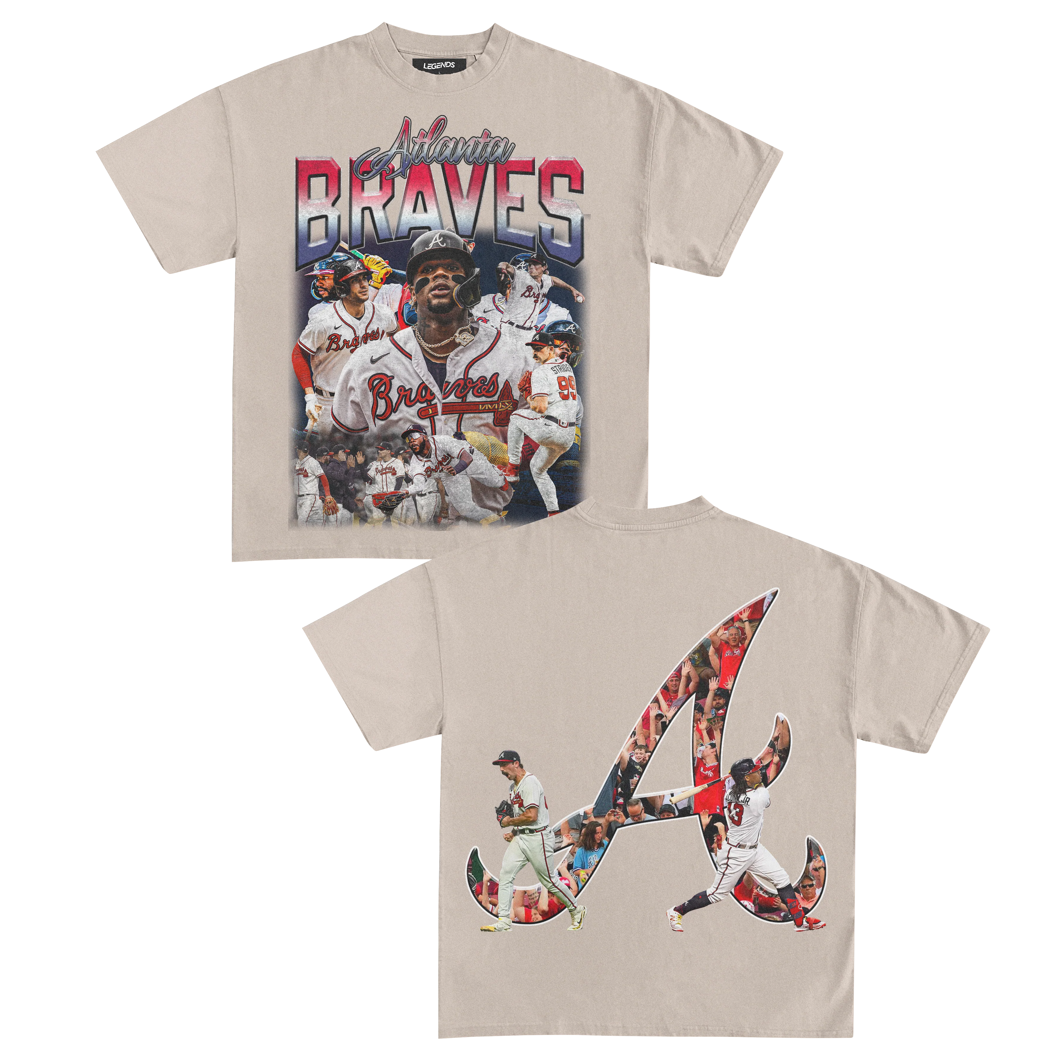 ATLANTA BRAVES TEE (Double Sided)